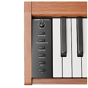 Donner DHP-100 Pro 88 Key Touch Sensitive Digital Piano, Wood